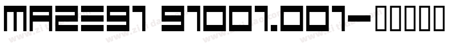 Maze91 91001.001字体转换